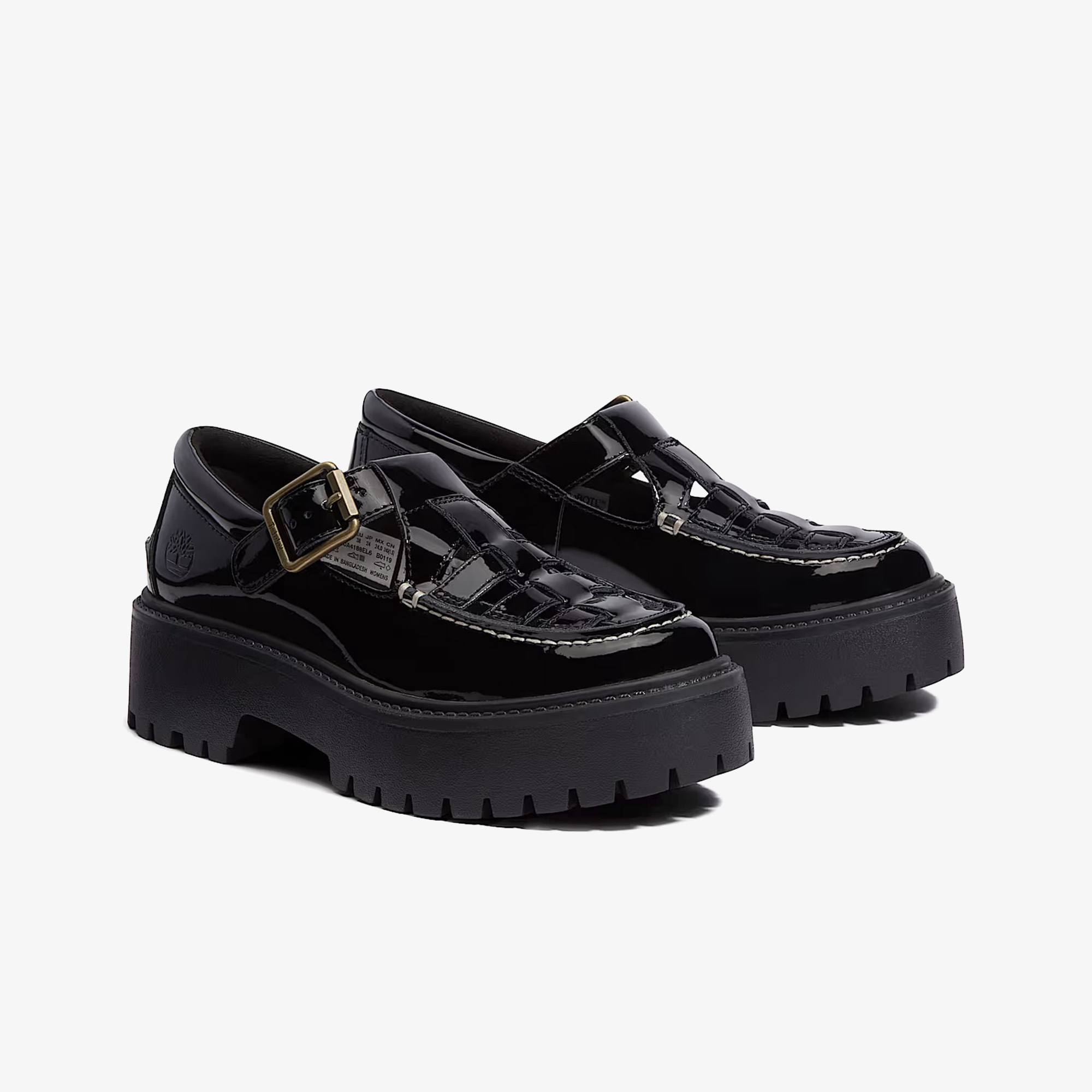 Stone Street Leather Shoes 'Black'