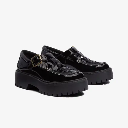 Stone Street Leather Shoes 'Black' - Görsel 5