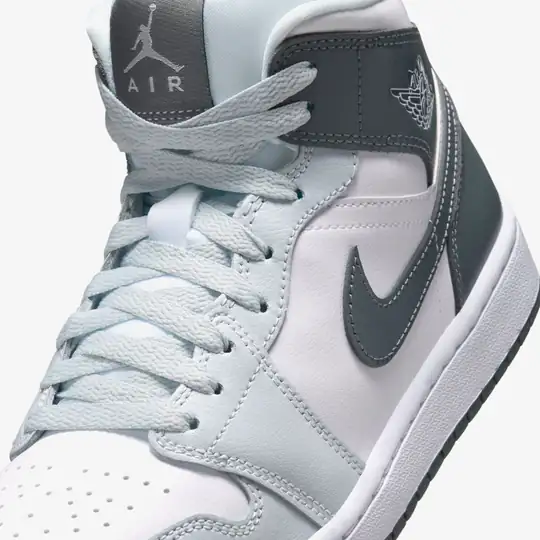 Air Jordan 1 Mid 'White Smoke Grey' (W) - Görsel 8