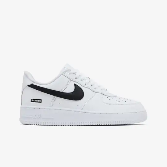 Nike x Supreme Air Force 1 Low 'White Black' - Görsel 2