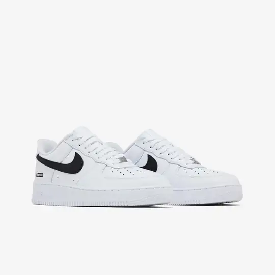 Nike x Supreme Air Force 1 Low 'White Black' - Görsel 5