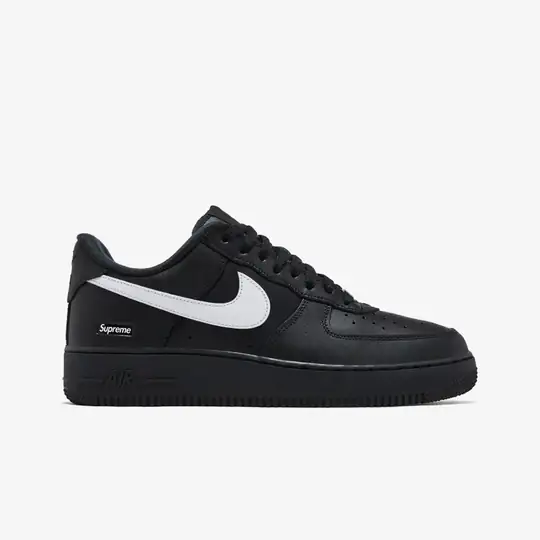 Nike x Supreme Air Force 1 Low 'Black White' - Görsel 2