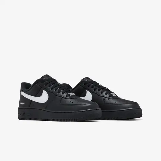 Nike x Supreme Air Force 1 Low 'Black White' - Görsel 5