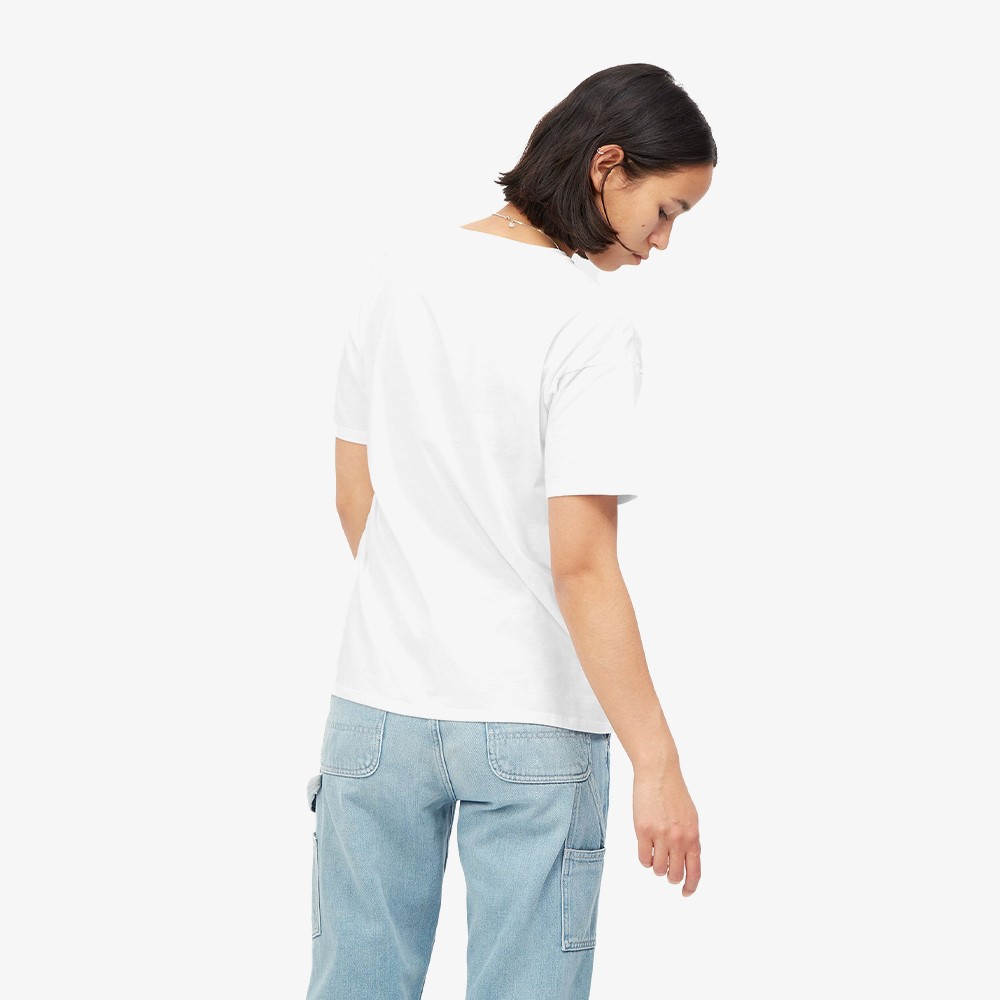 W' S/S Pocket T-Shirt 'White'