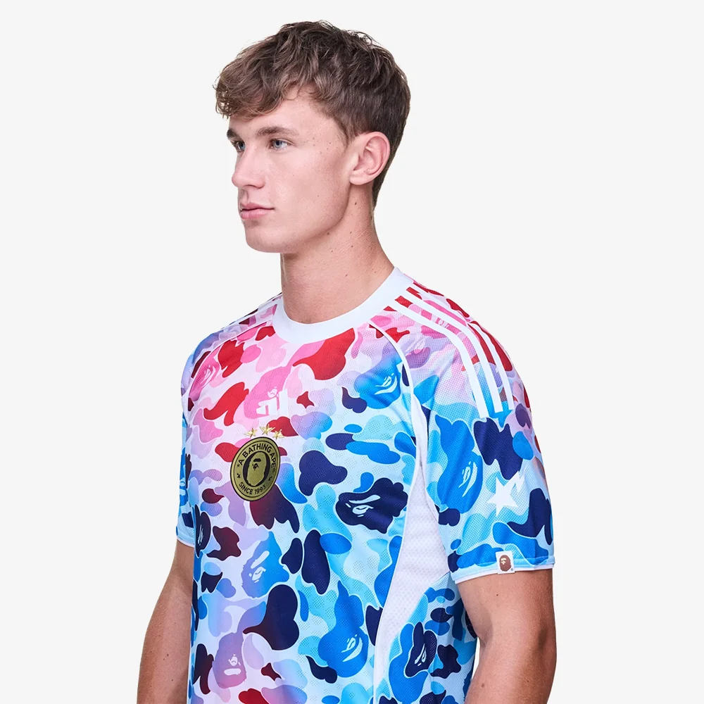 Bape x adidas FB Jersey 'Shock Blue' - WUNDER