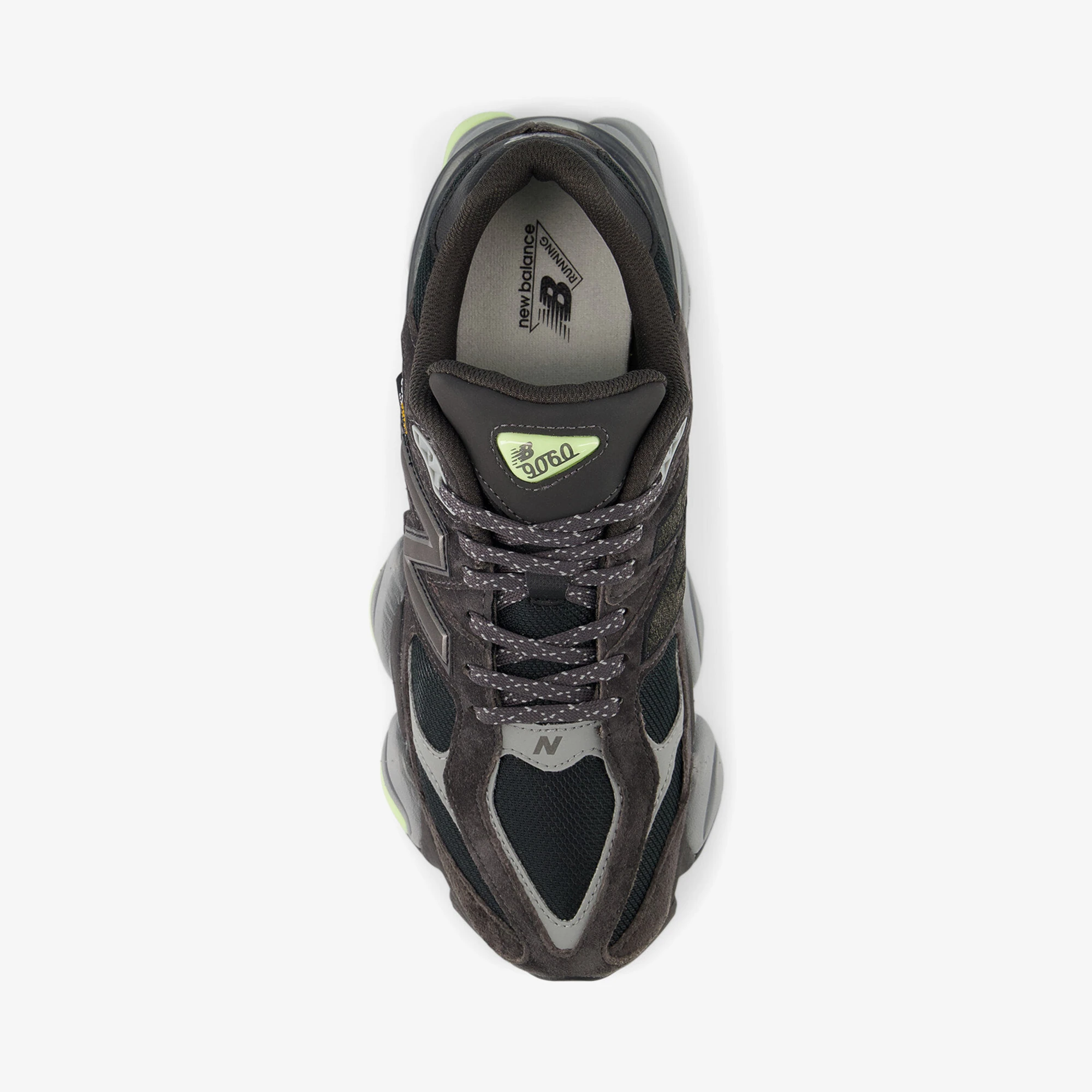 New Balance 9060 'Black Cement Dry Lime' - WUNDER