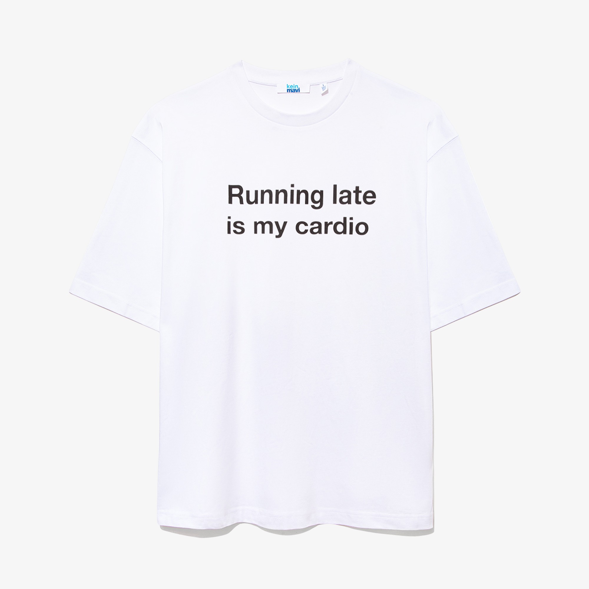 Running Late is My Cardio T-Shirt 'White'