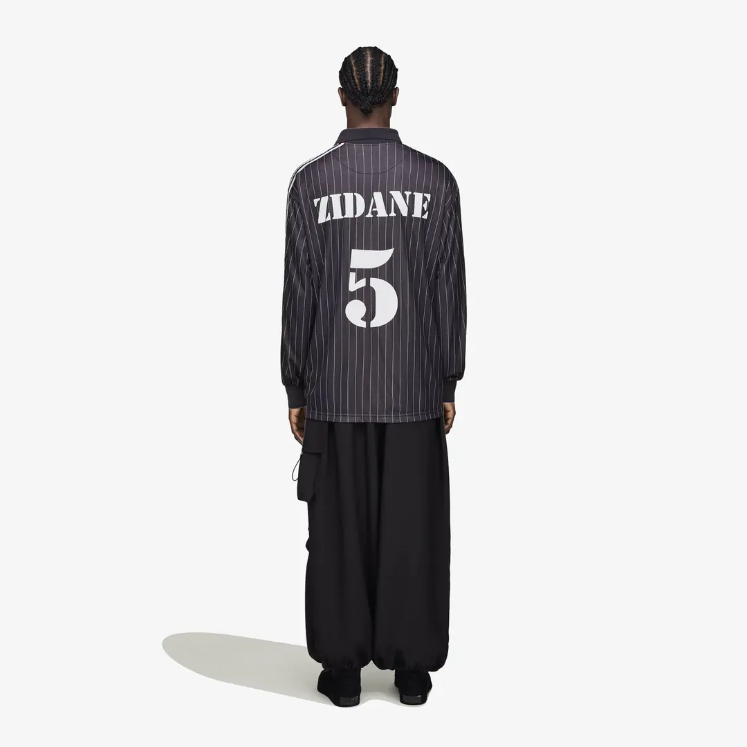 Y-3 Zinedine Zidane Football Long Sleeve Jersey 'Black' - WUNDER