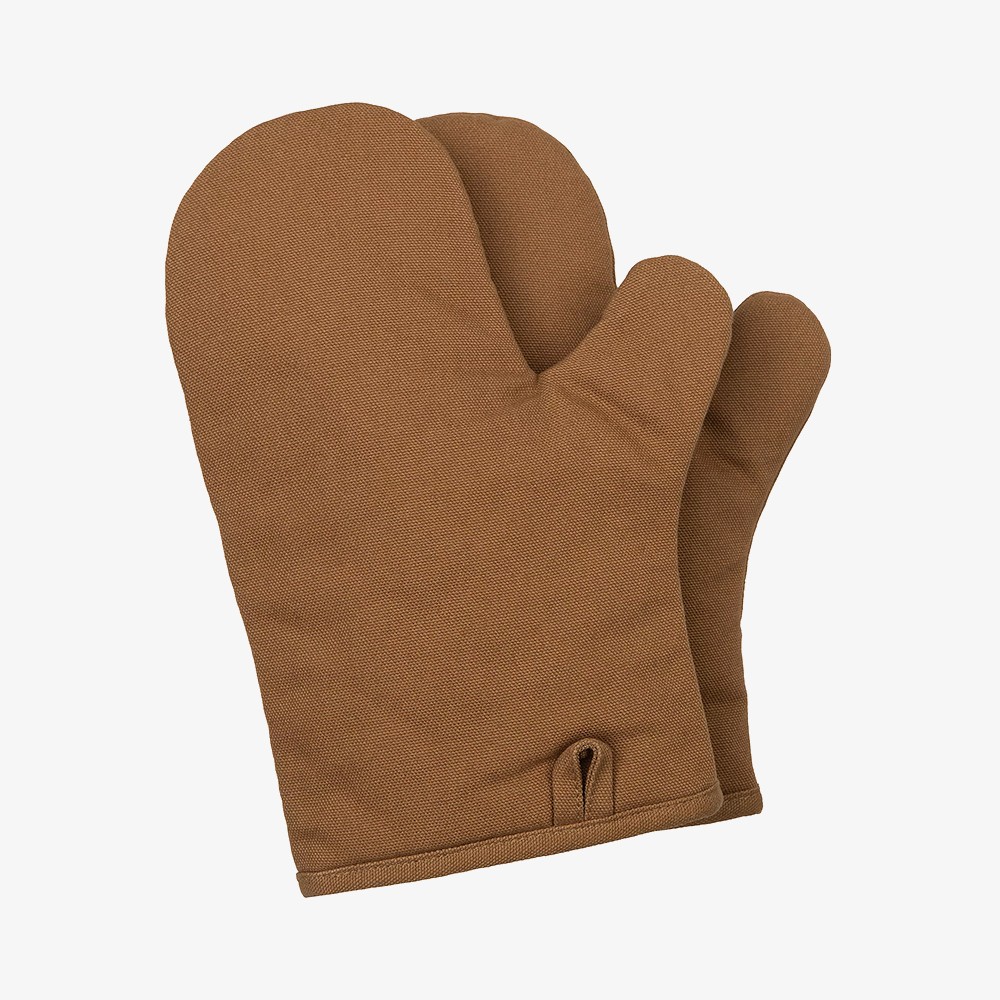 Canvas Oven Mitt Set 'Hamilton Brown'