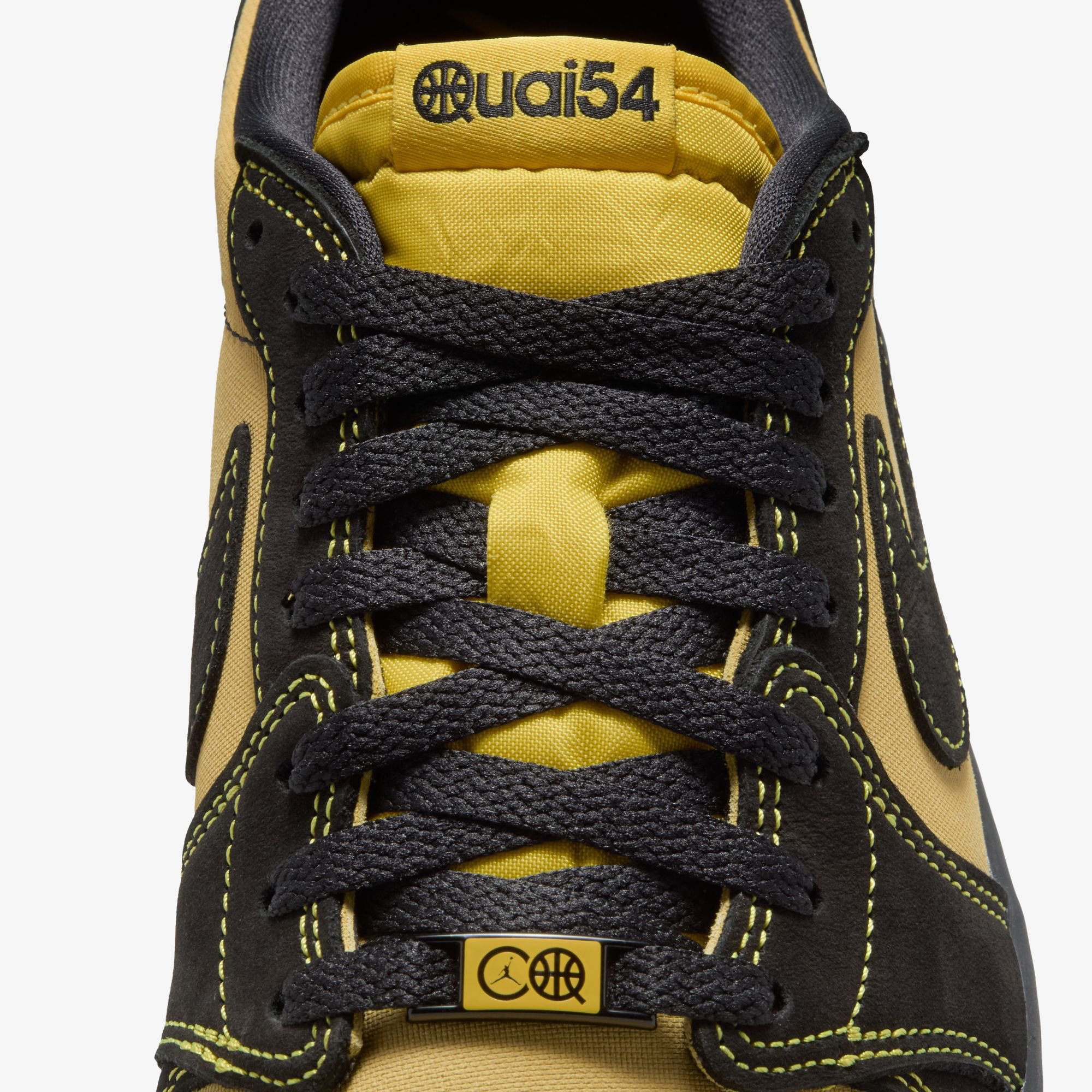  Air Jordan 1 Retro Low Quai 54 'Black Tour Yellow Red'