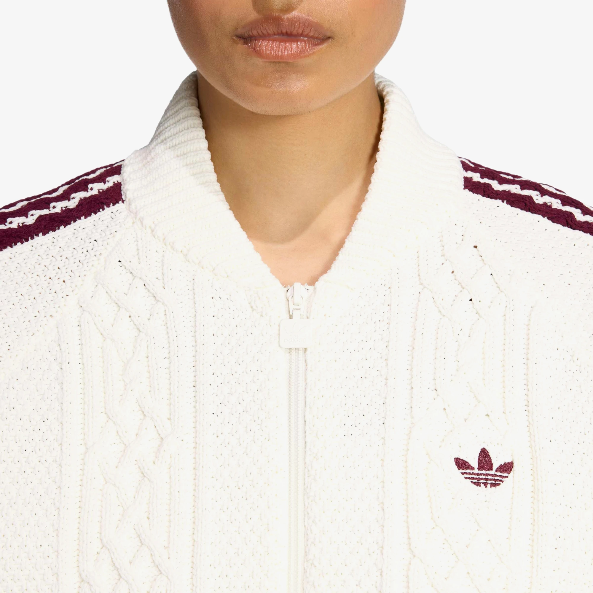 Archive Cutline Knit Track Top 'Off White'