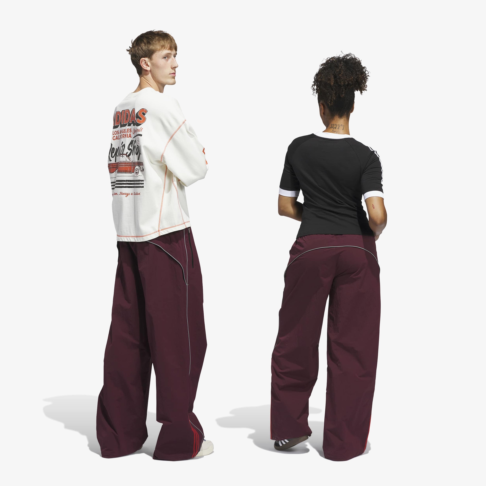 Los Angeles Venice Wind Pants 'Maroon'