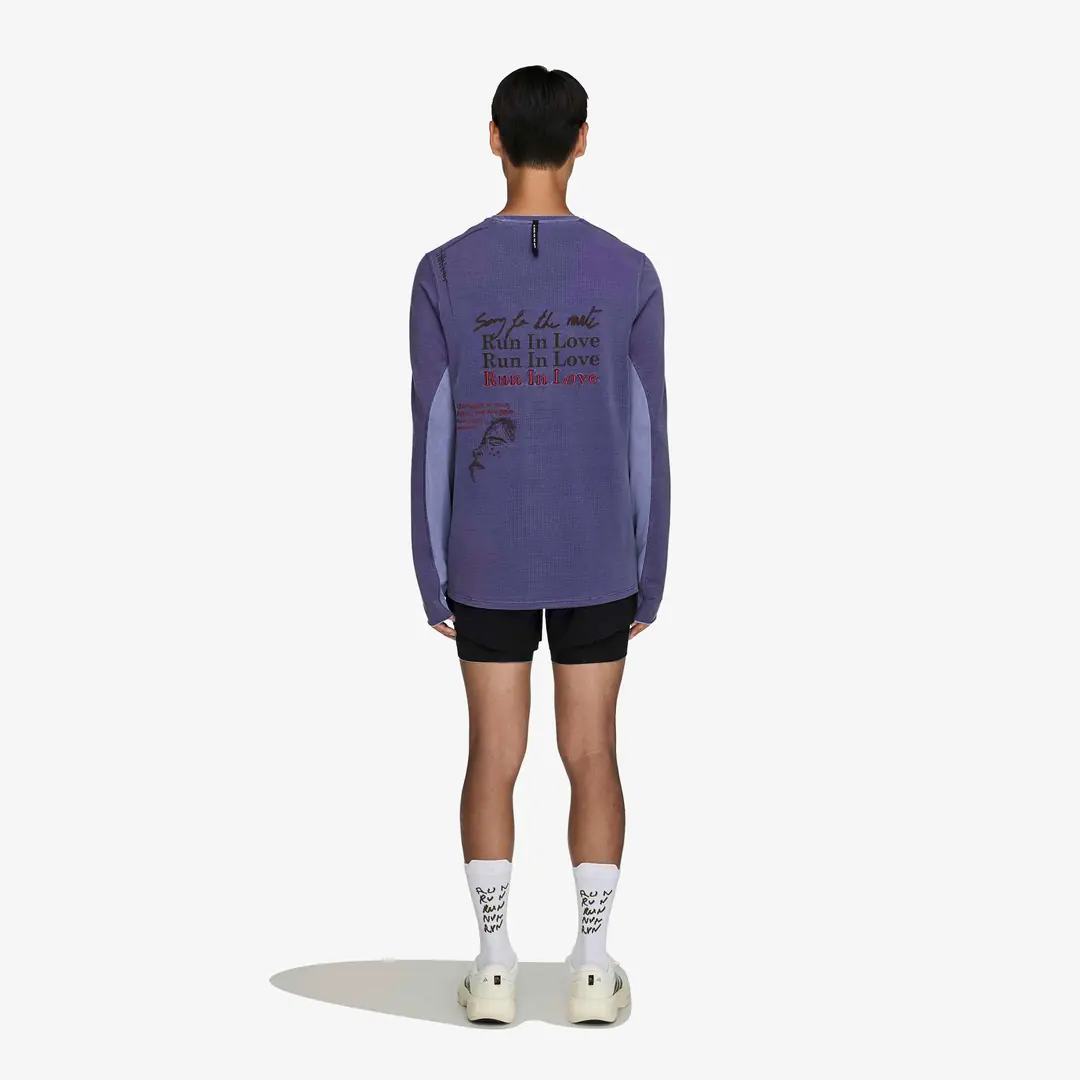 adidas x Song For The Mute Long-Sleeve Top T-Shirt 'Tech Purple' görsel 7