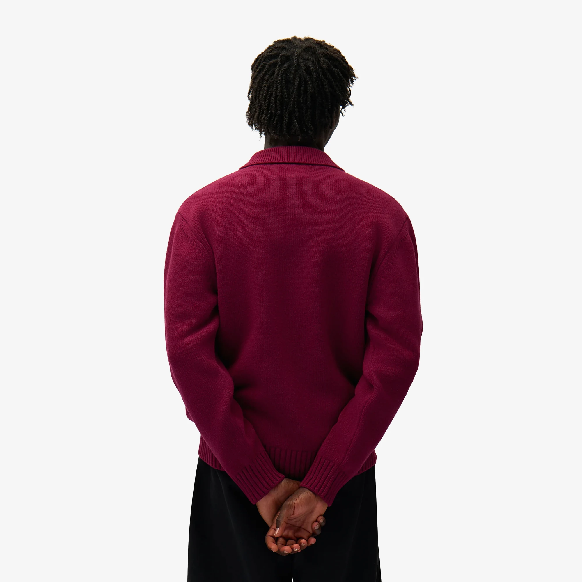 Cardigan 'Bordeaux & Cream'