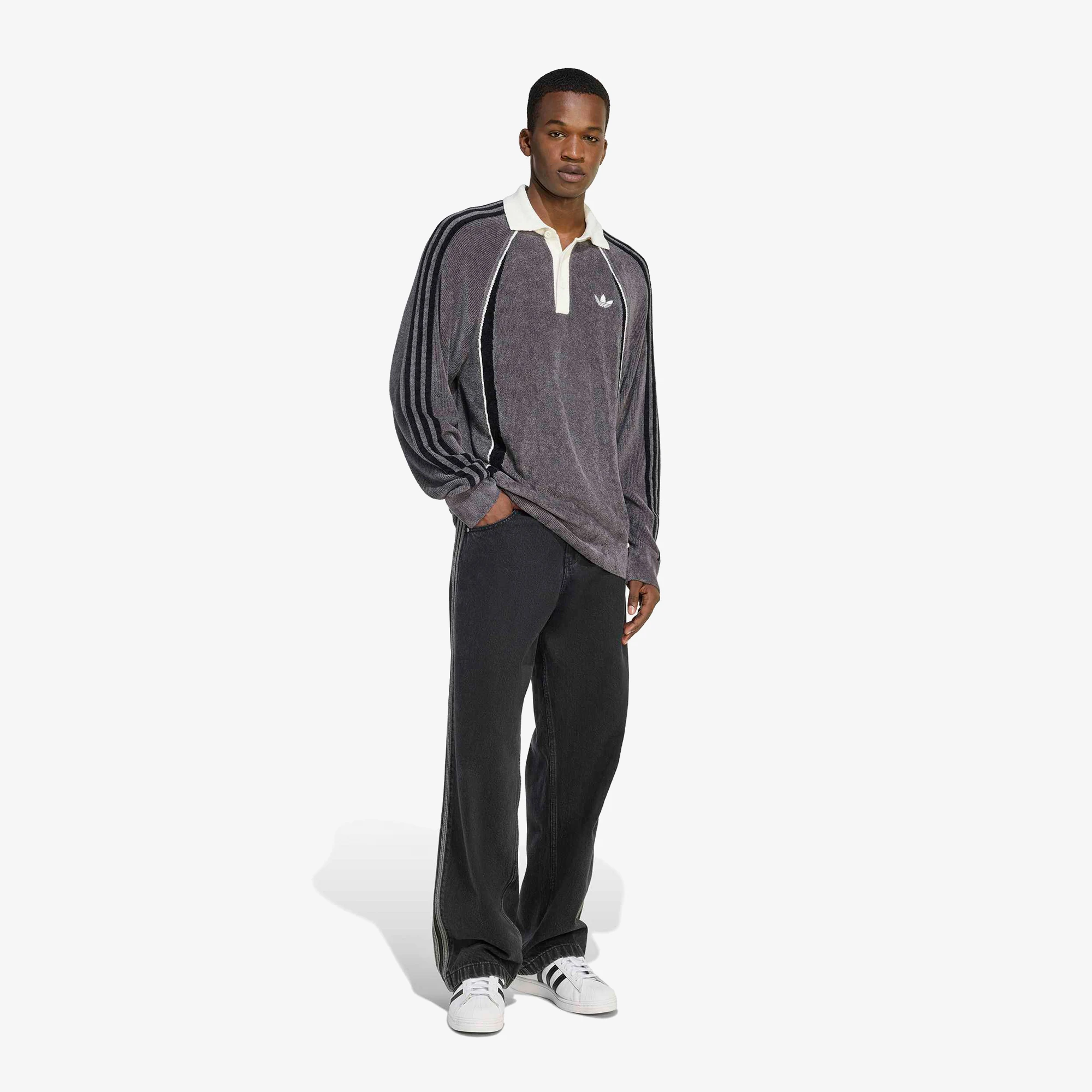 Retro Remix Teamgeist Polo 'Grey Strata'