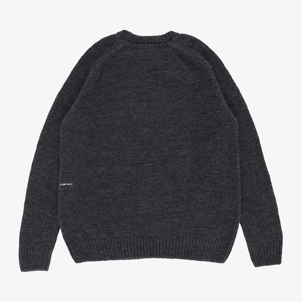 Knitted Chaos Crewneck 'Anthracite'