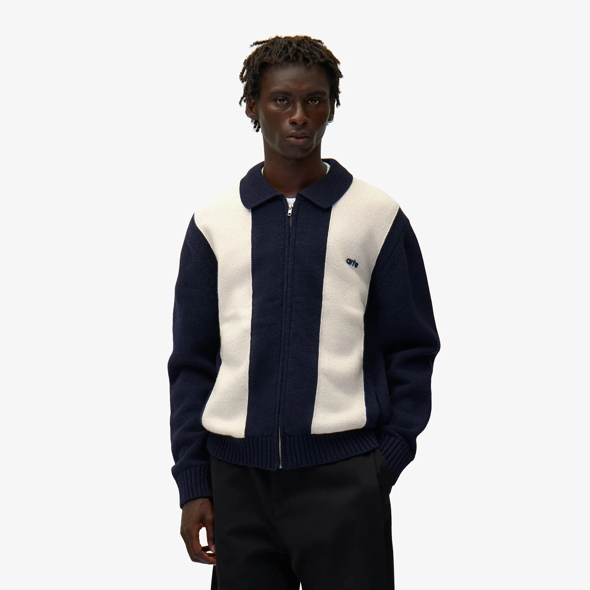 Cardigan 'Blue & White'