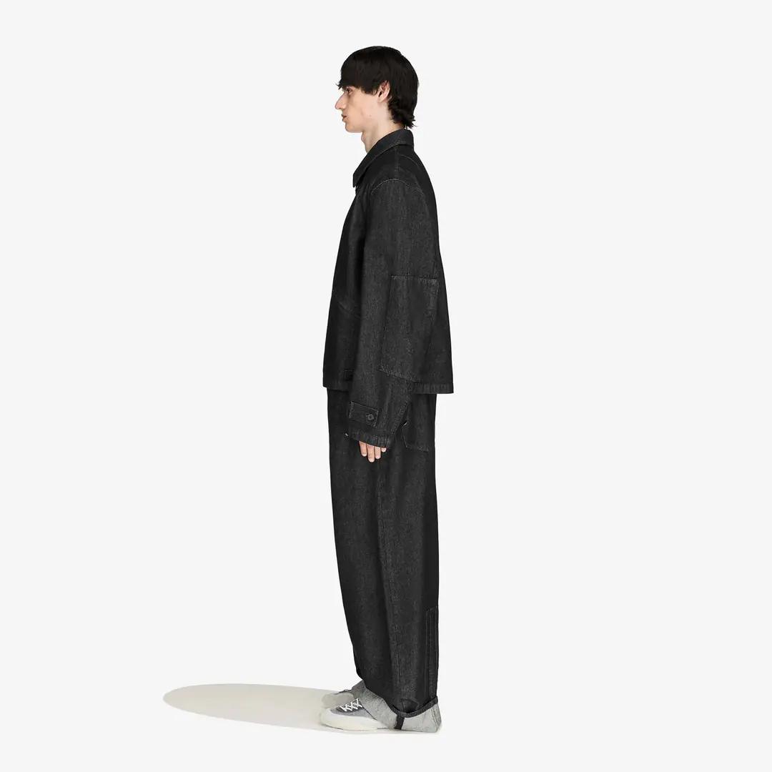 Y-3 Denim Blouson Jacket 'Black' - WUNDER