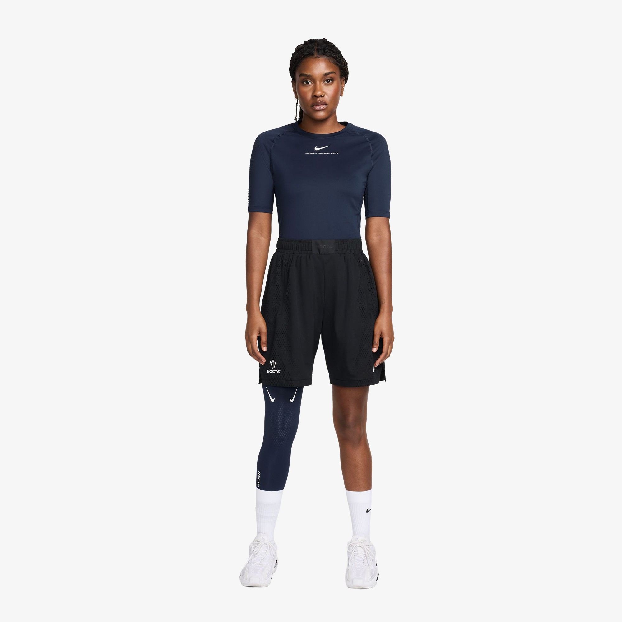 Nike x NOCTA Single Leg Basketball Tights 'Navy'