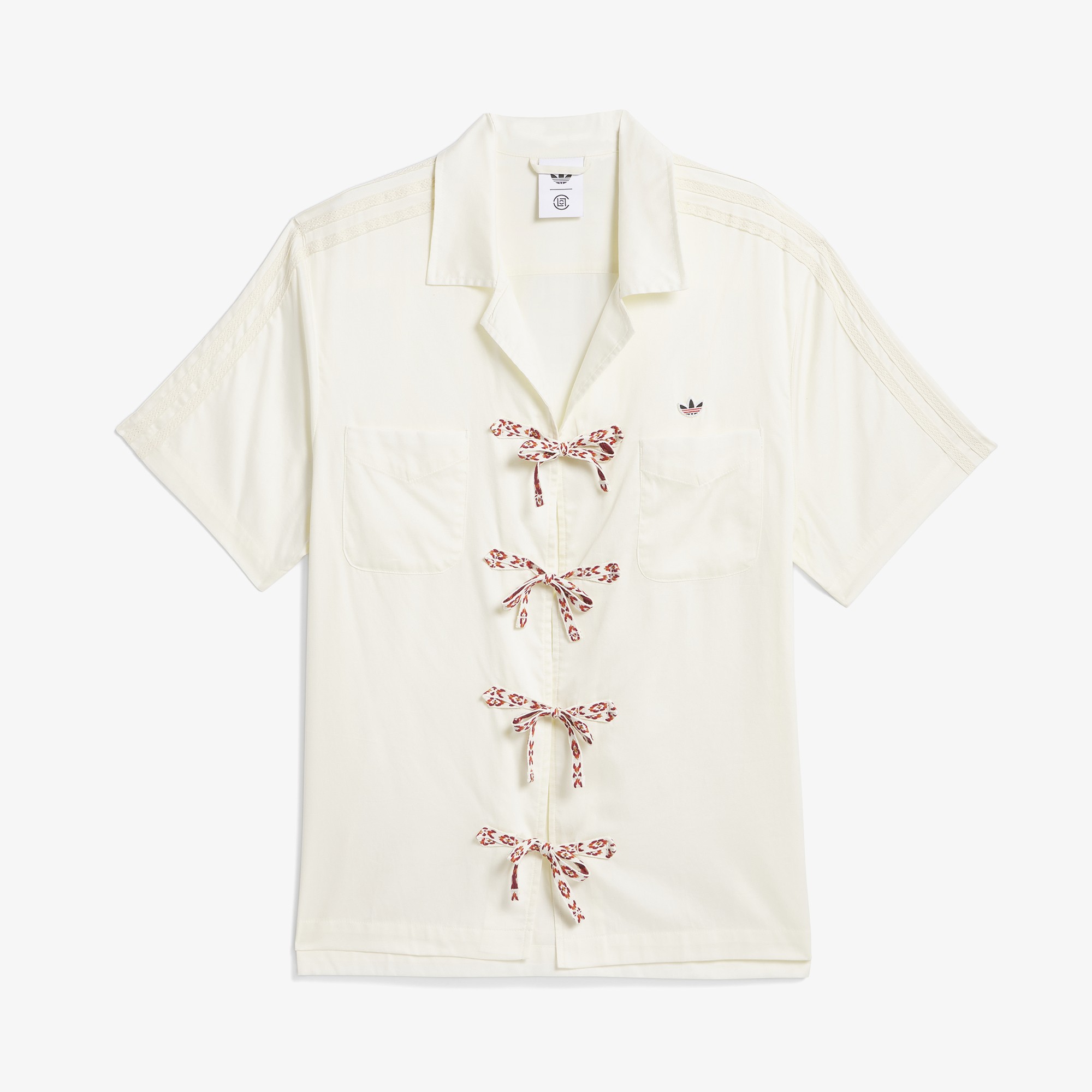 adidas x CLOT Bowling Shirt 'Crew White'