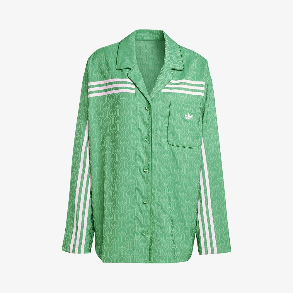 70s Pyjama Top 'Green'