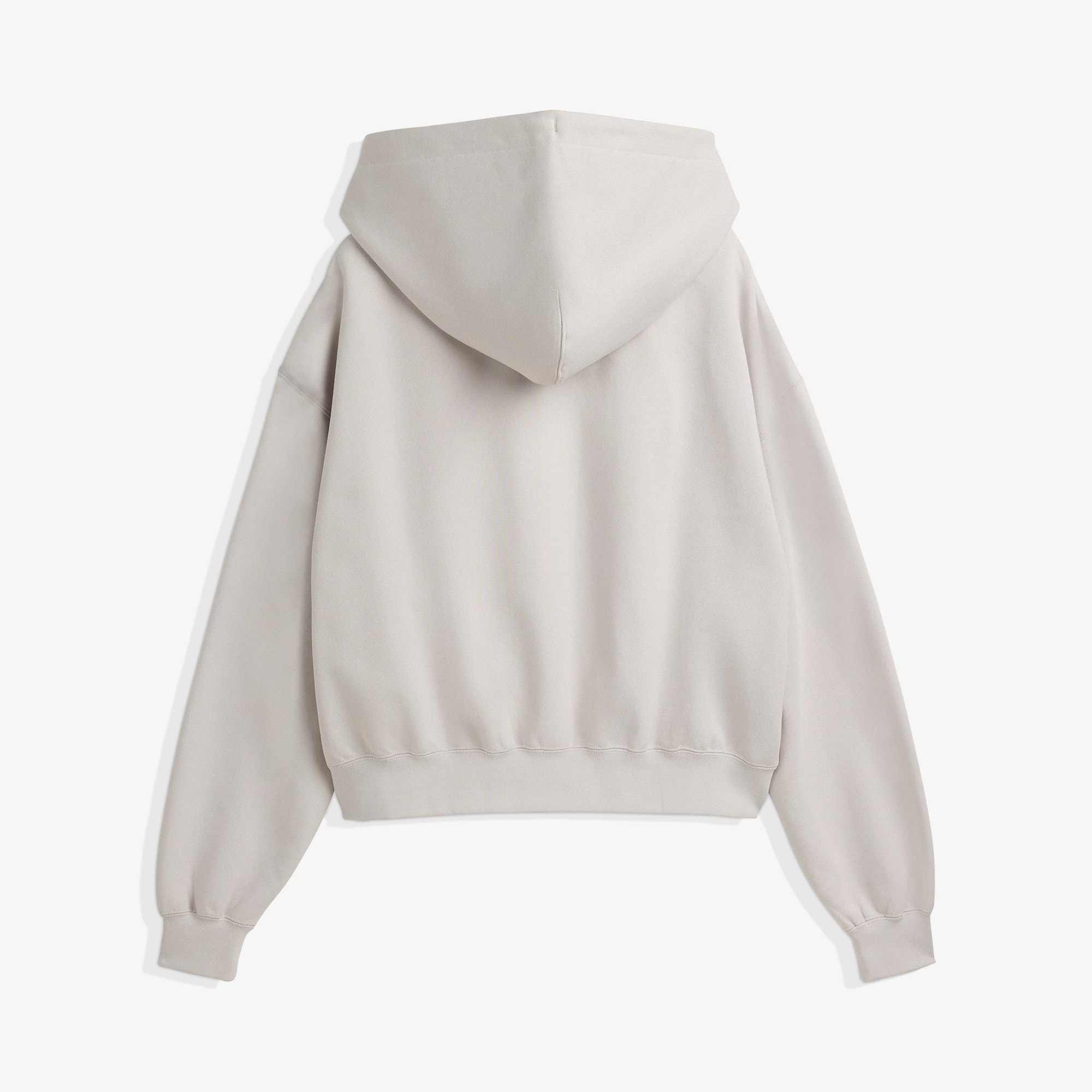 Brushed Terry Boxy Hoodie 'Chalk Pearl'