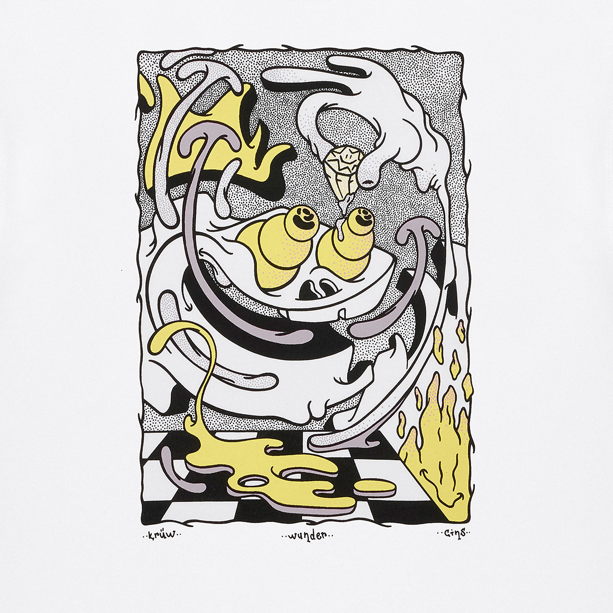 WUNDER x KRÜW Gem Tee 'White'