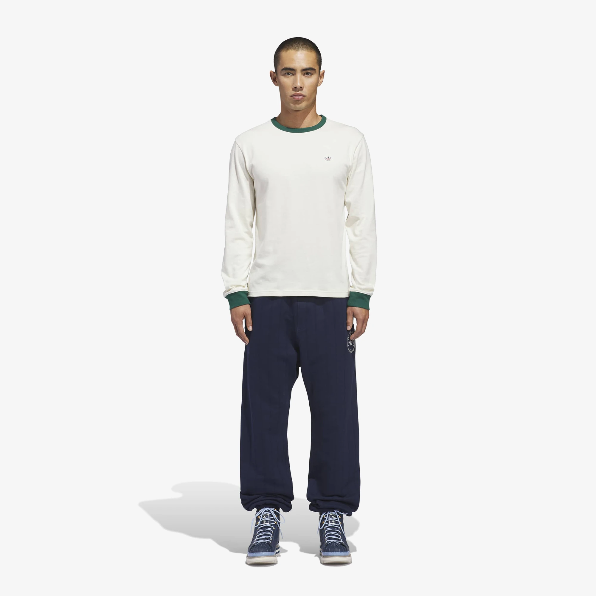 adidas x Clot RIB Long-sleeve Top by Edison Chen 'Cream White'