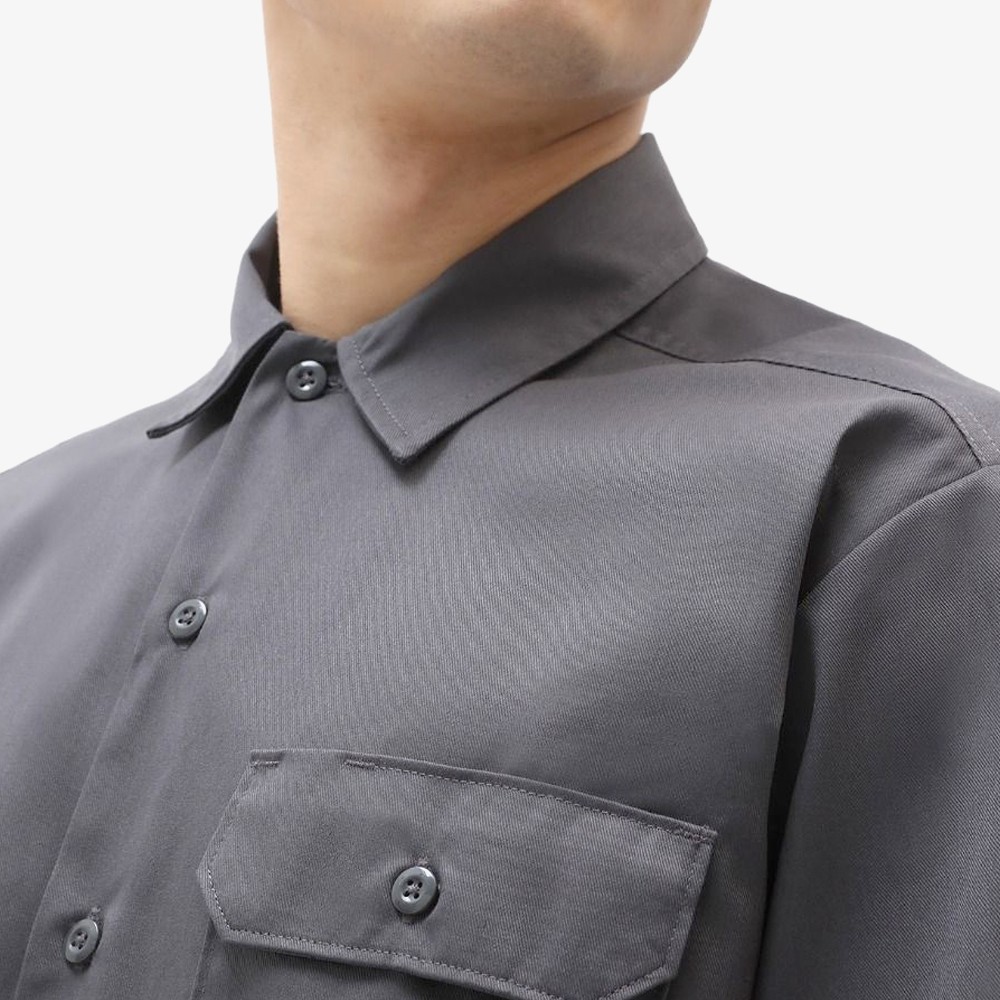 Work SS Rec Shirt 'Charcoal Grey'