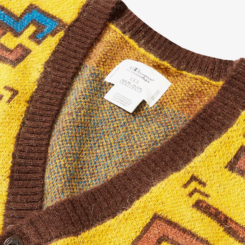 Champion x Angelo Baque Cusco Cardigan 'Yellow'