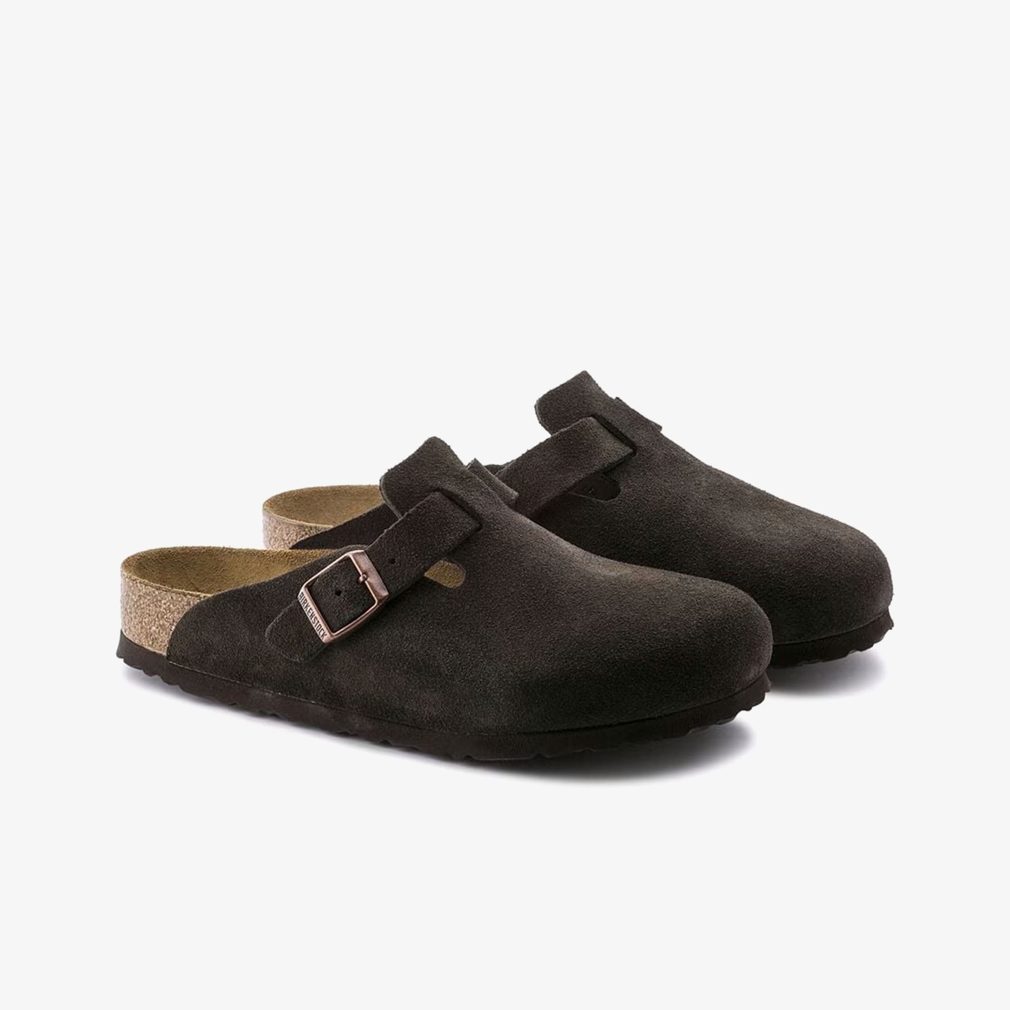 Boston Narrow Slippers Velour 'Taupe'