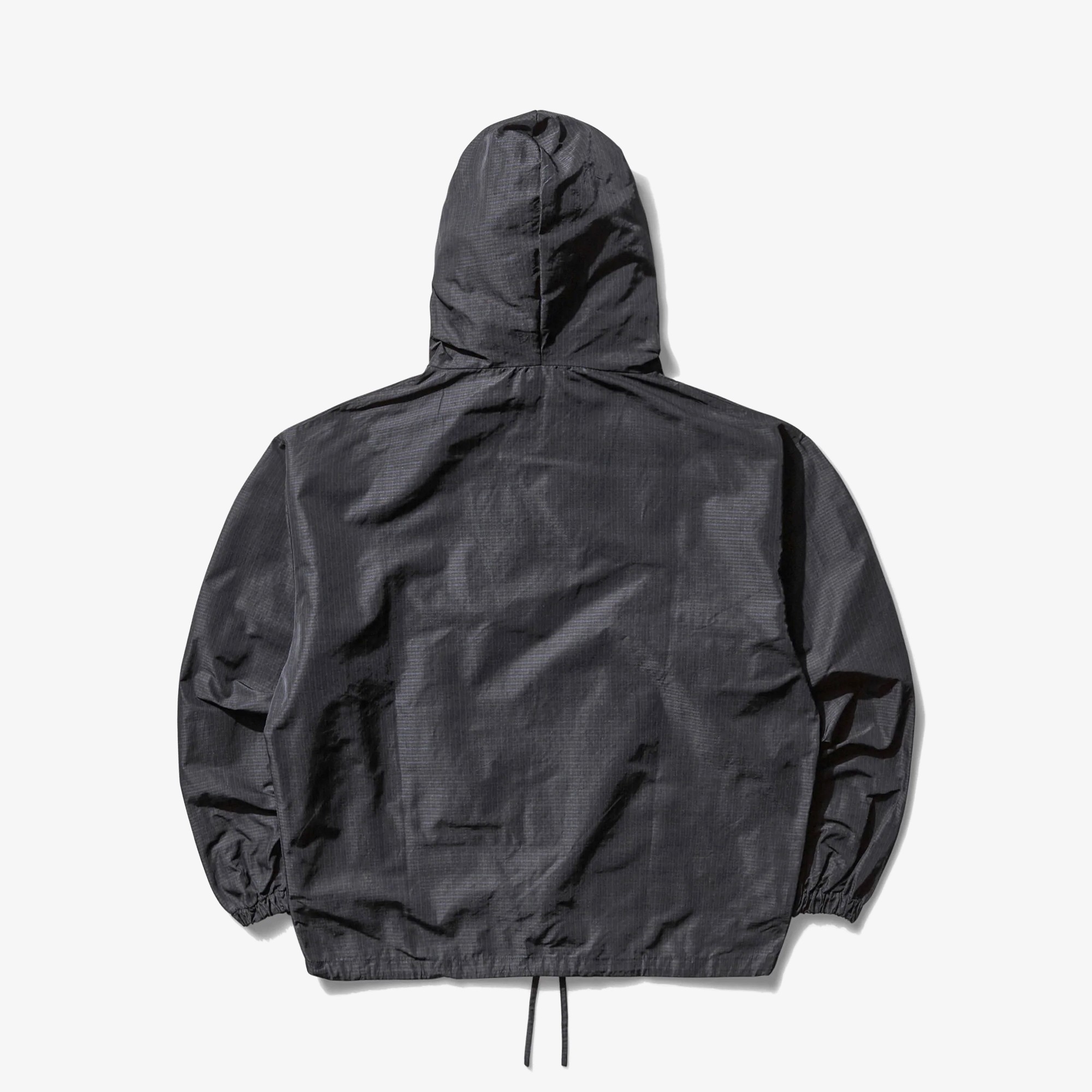 Micro Check Mask Anorak 'Navy & Dark Brown'