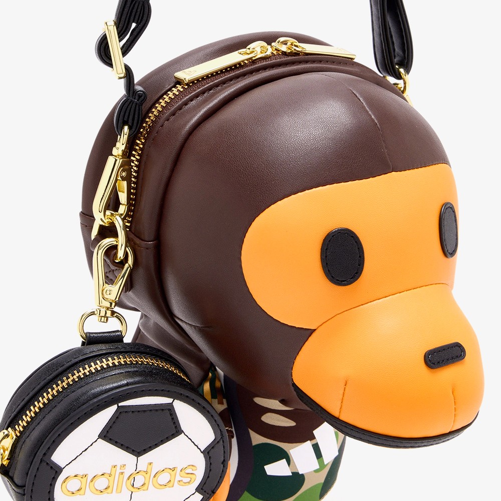 BAPE x adidas Milo Bag 'Auburn'