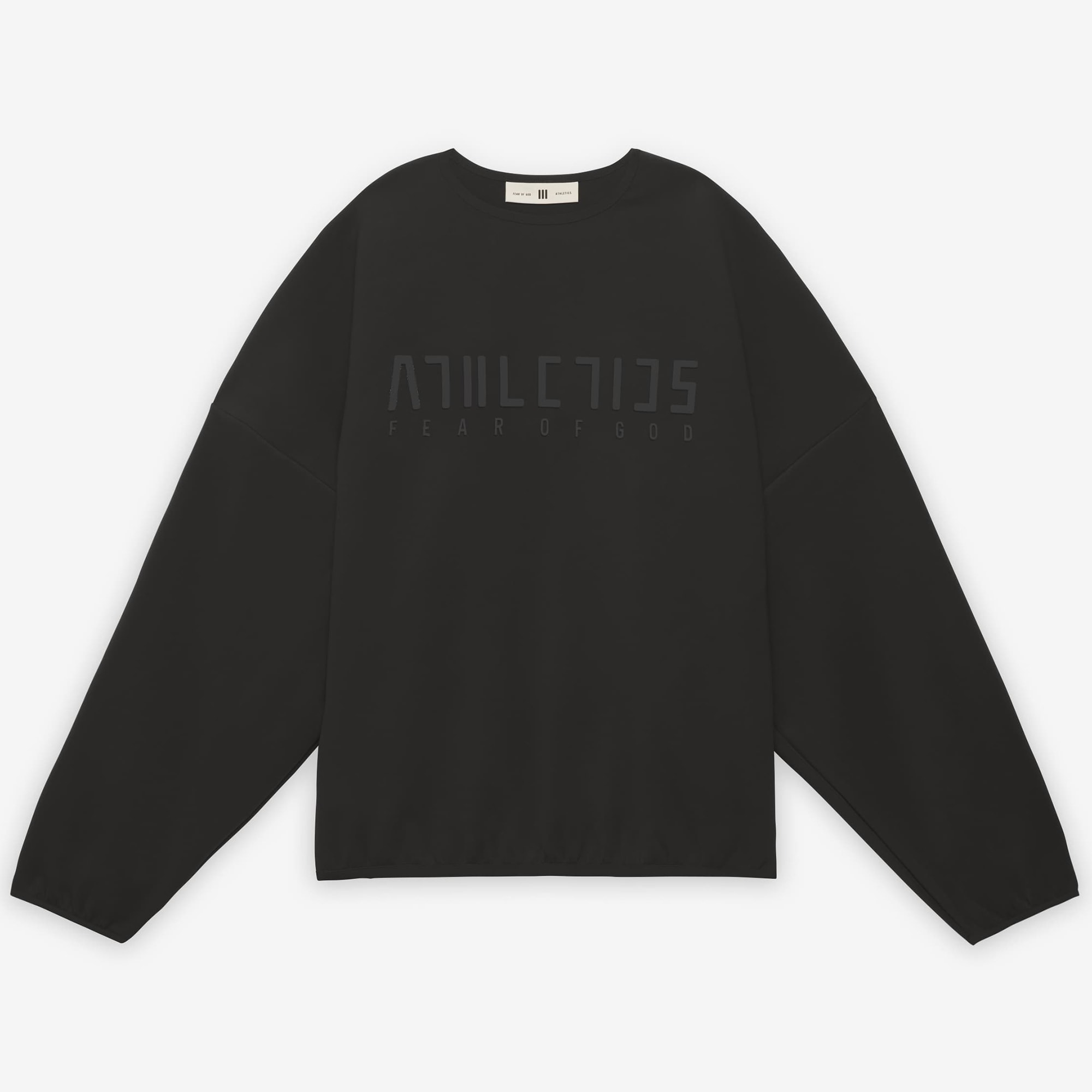 adidas x Fear of God Athletics Suede Fleece Crewneck 'Black'