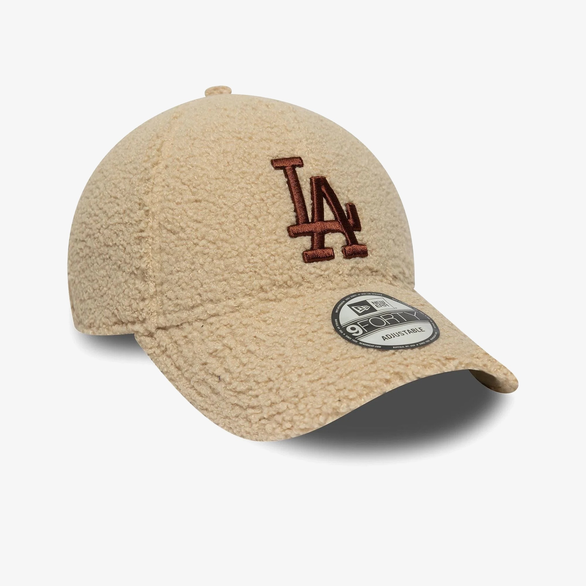 LA Dodgers Borg 9FORTY Adjustable Cap 'Beige'