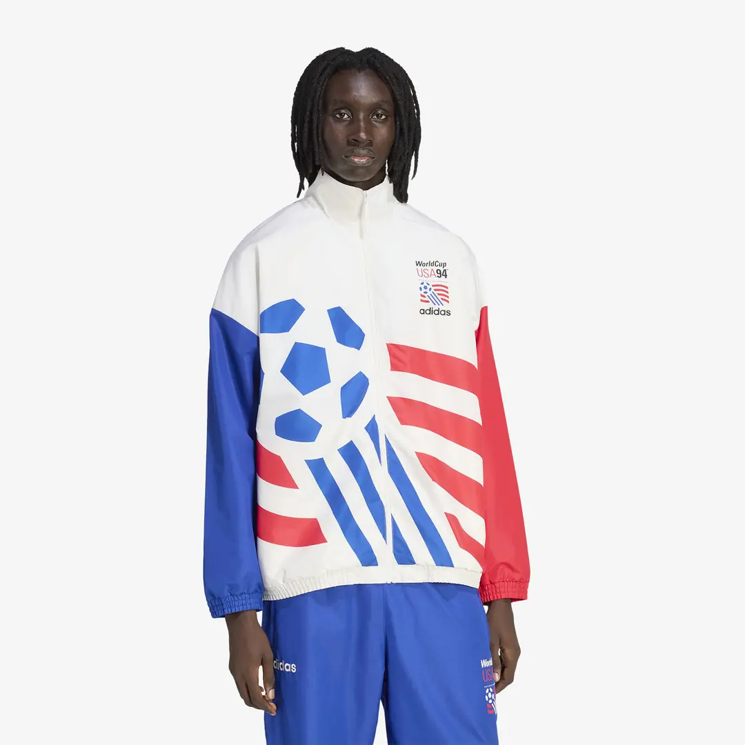 adidas Graphic Woven Track Top 'Cloud White' - WUNDER