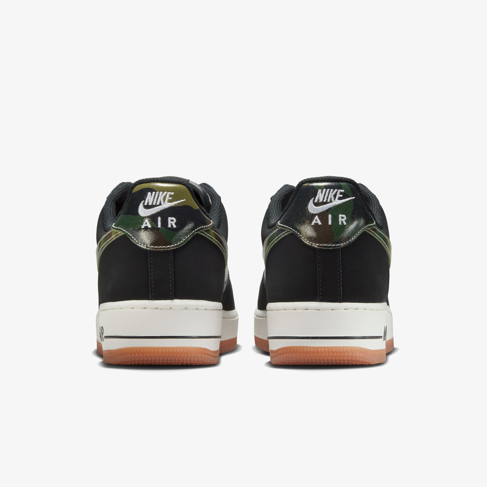 Air Force 1 Low '07 LV8 'Black Patent Camo Swoosh'