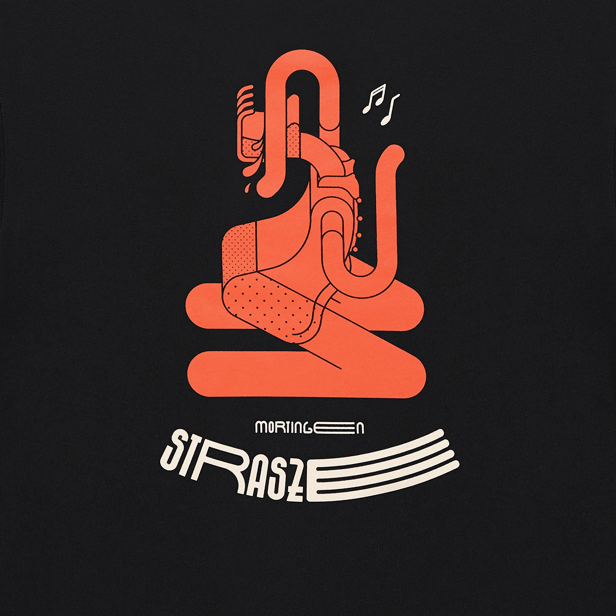 WUNDER x KRÜW Mortingen Strasze Tee 'Black'