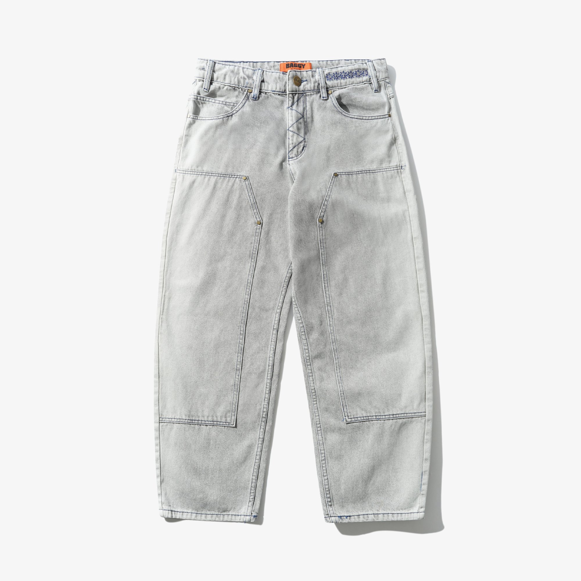 Bronco Denim Jeans 'Washed Grey'