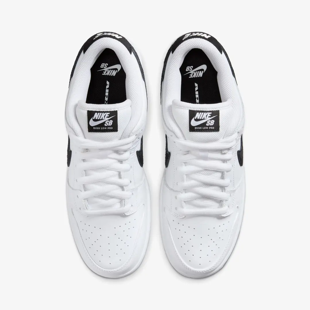 Nike SB Dunk Low Pro 'White Black' - WUNDER