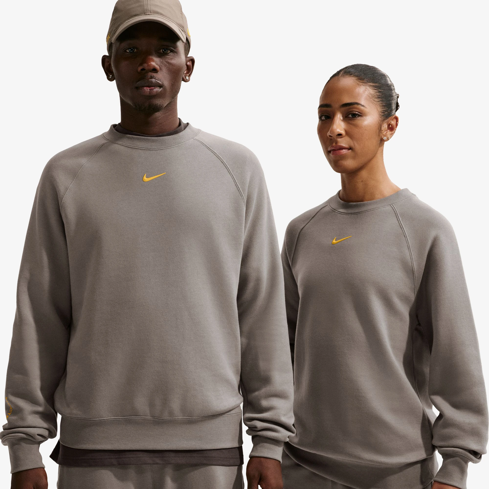 Nike x NOCTA Fleece Crewneck Sweatshirt 'Olive Grey'