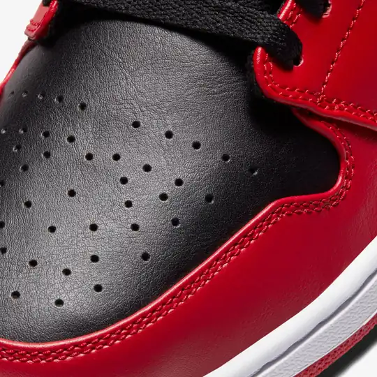 Jordan Air Jordan Kırmızı 1 Low 'Reverse Bred' Wunder'de! Kırmızı - 8. görsel