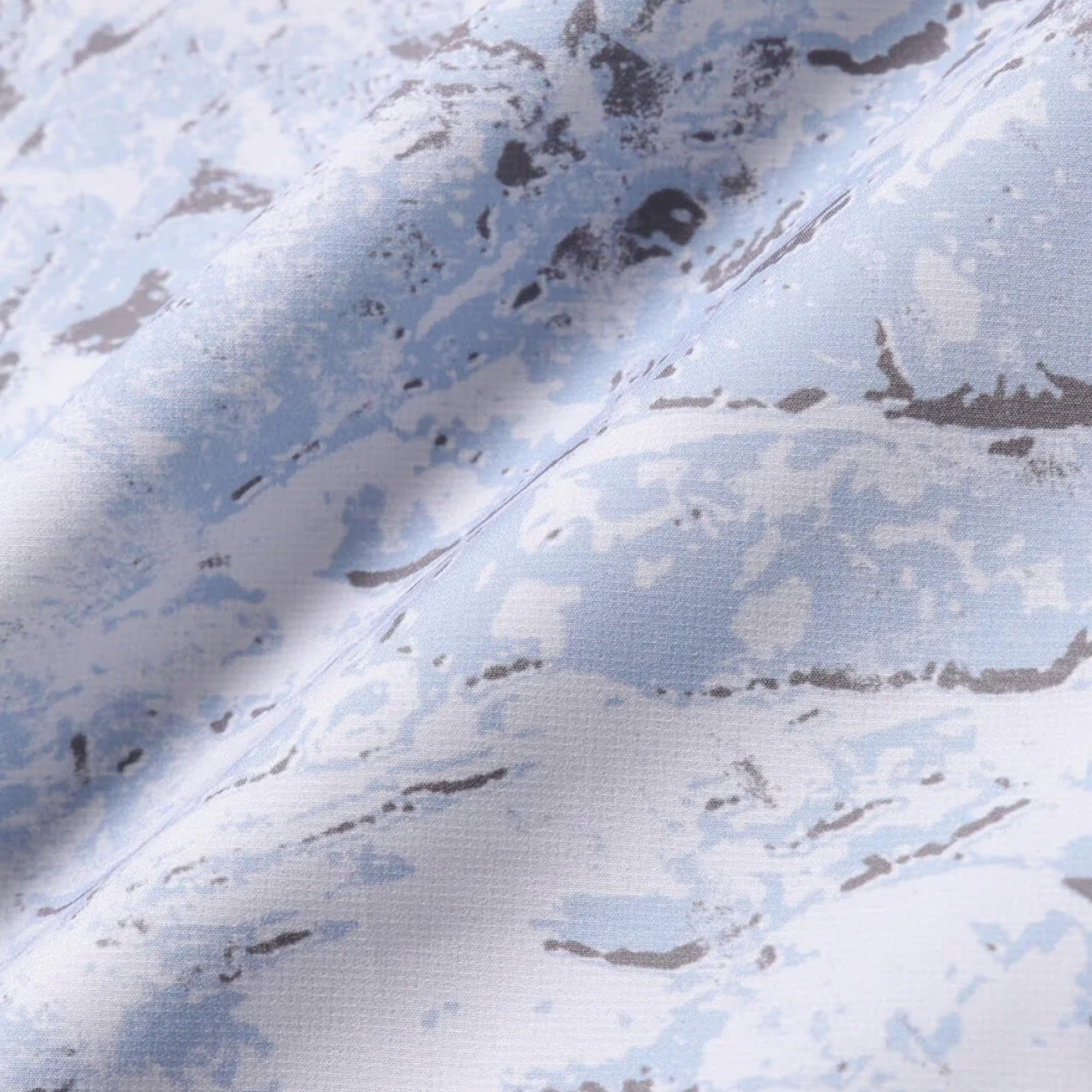 Printed LS Shirt 'Light Blue'
