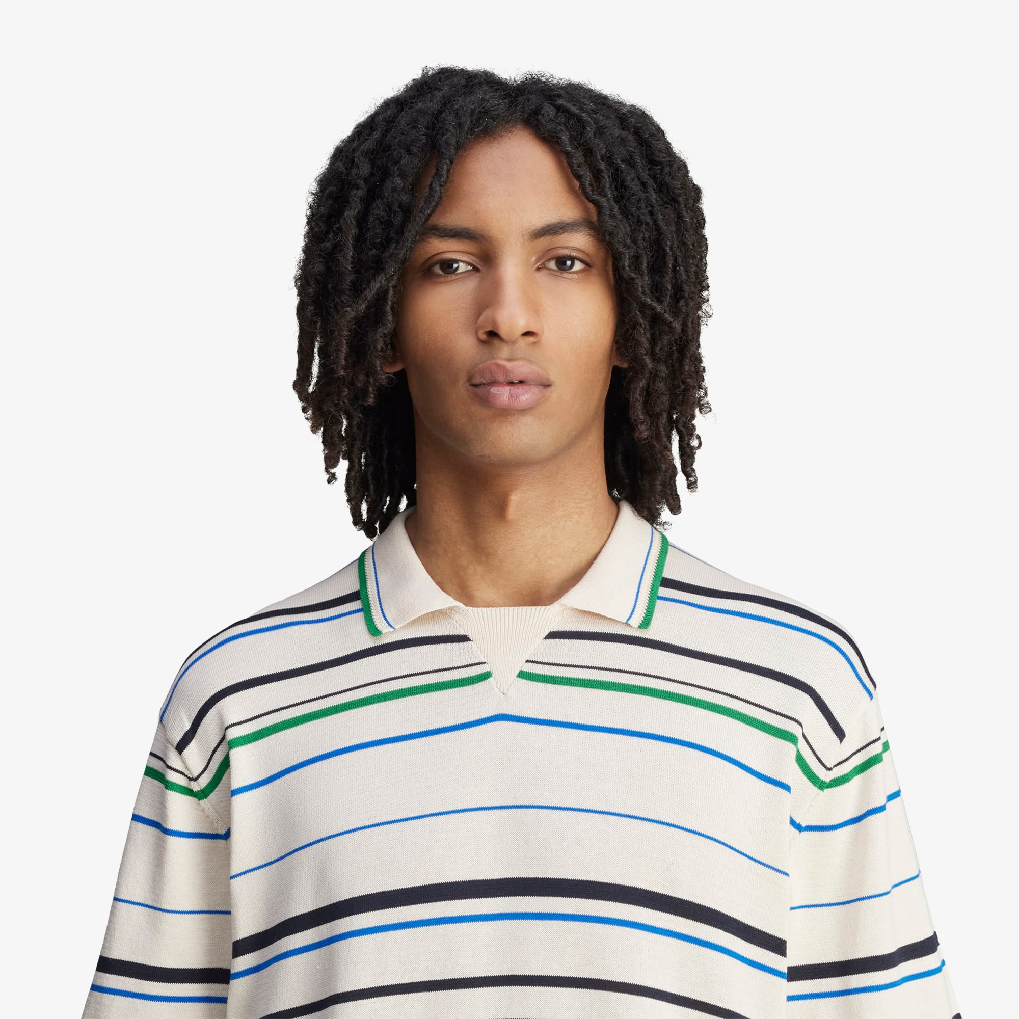 Wales Bonner x adidas Knit Polo T-shirt 'Wonder White'