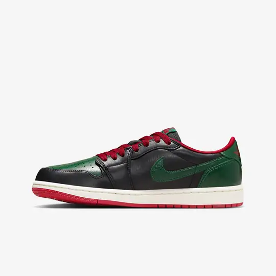 Air Jordan 1 Retro Low OG 'Gorge Green Varsity Red' (W) - Görsel 3