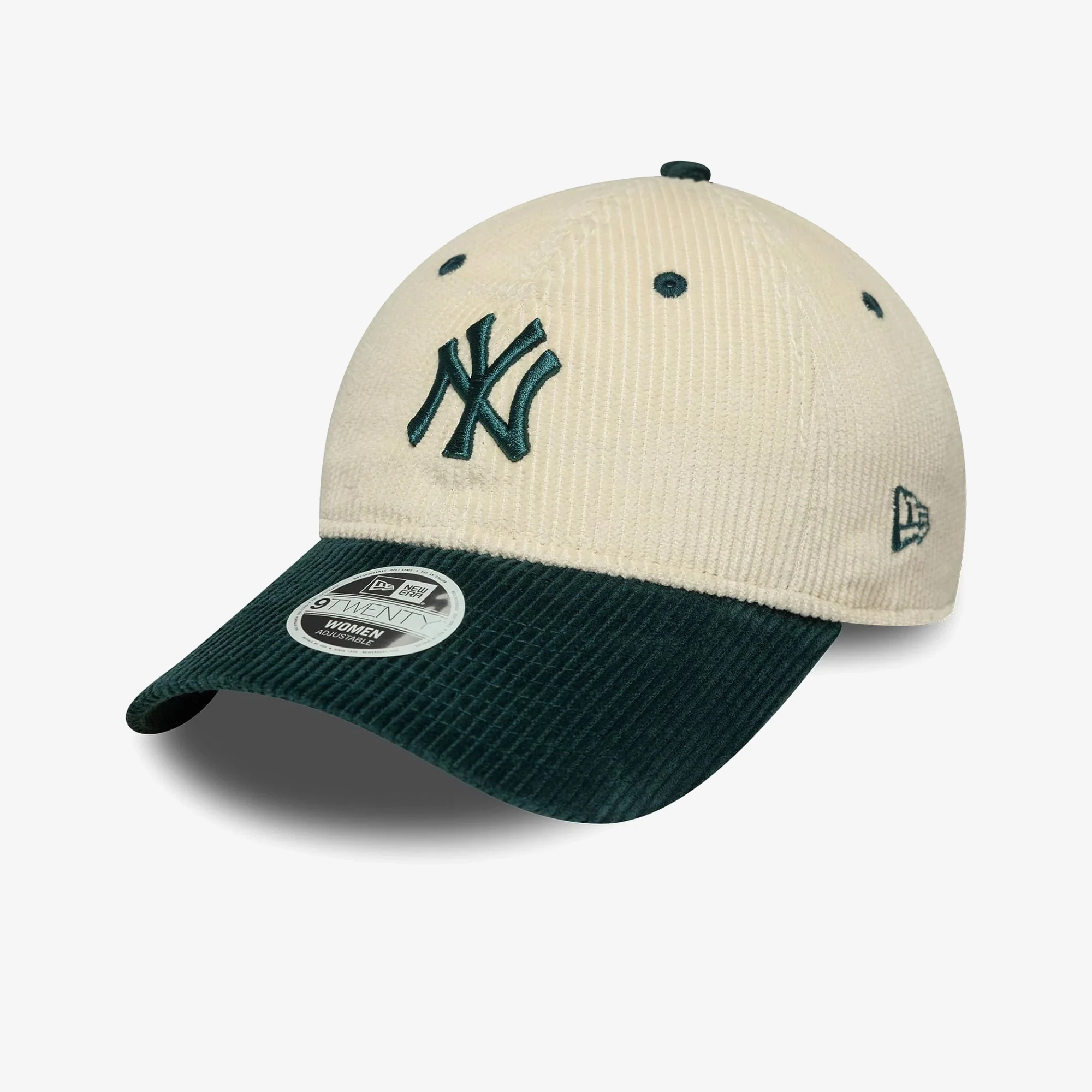 New York Yankees Cord 9TWENTY Adjustable Cap 'Cream Black'