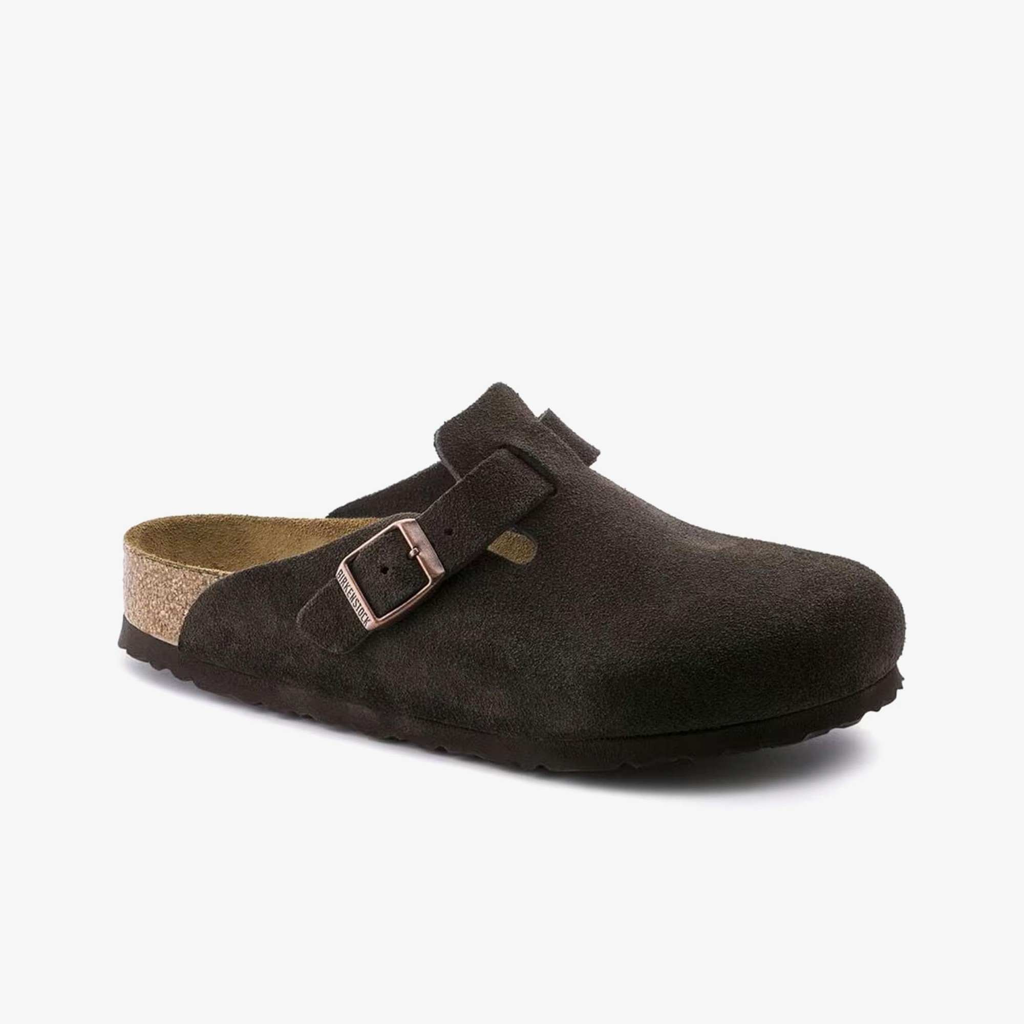 Boston Narrow Slippers Velour 'Taupe'