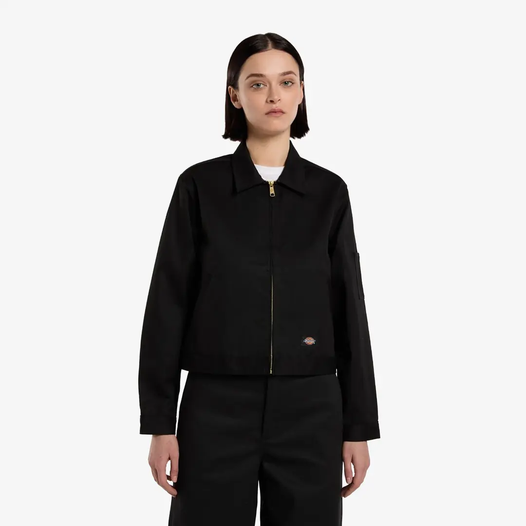 Dickies Unlined Cropped Eisenhower Jacket 'Black' - WUNDER