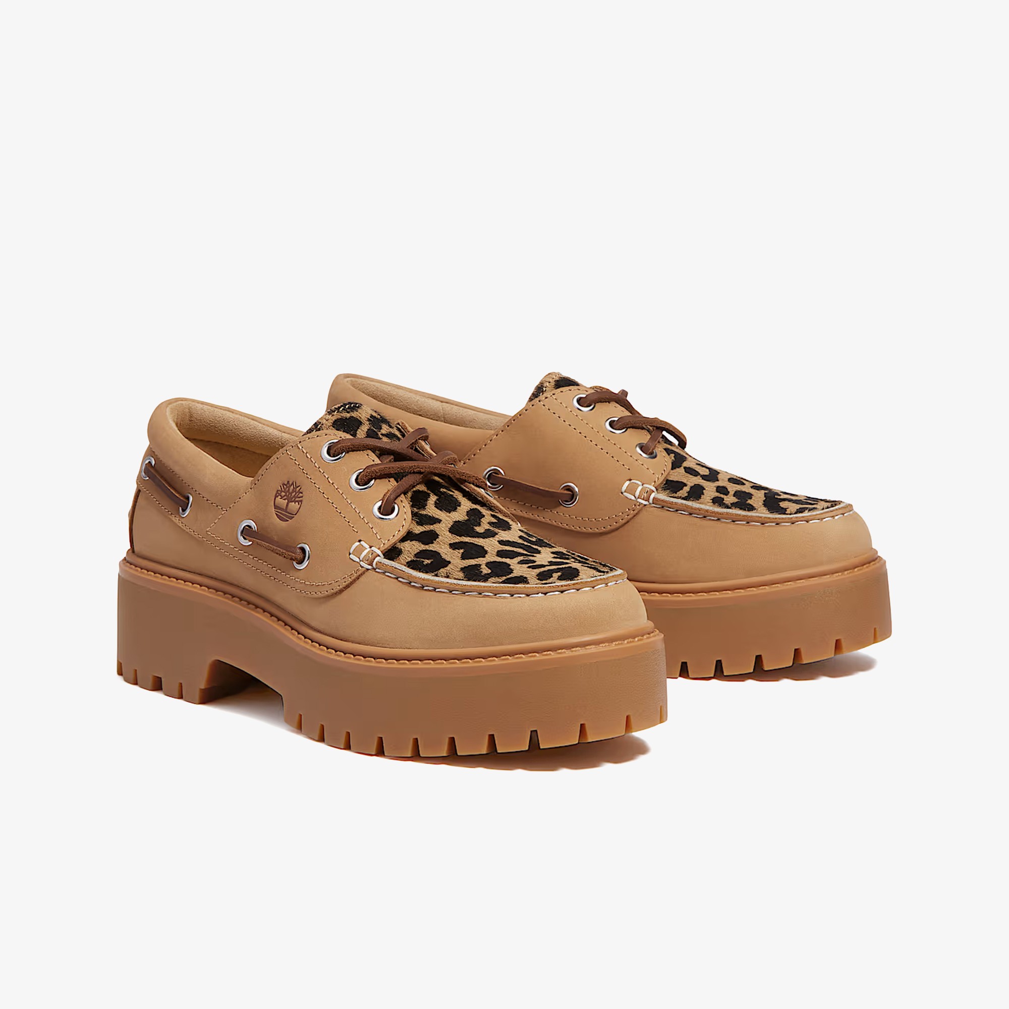 Stone Street Boat Leopard Pattern 'Medium Beige'