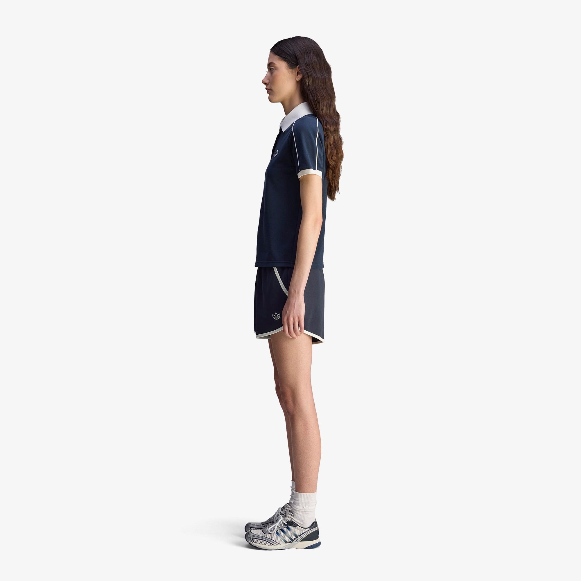 adidas x Sporty & Rich Polo T-shirt 'Night Navy'